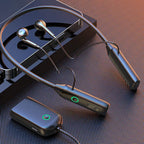 2.4G Wireless Neckband Monitor Headphones | Dual-Mode Bluetooth & Low-Latency for Live Streaming & Singing