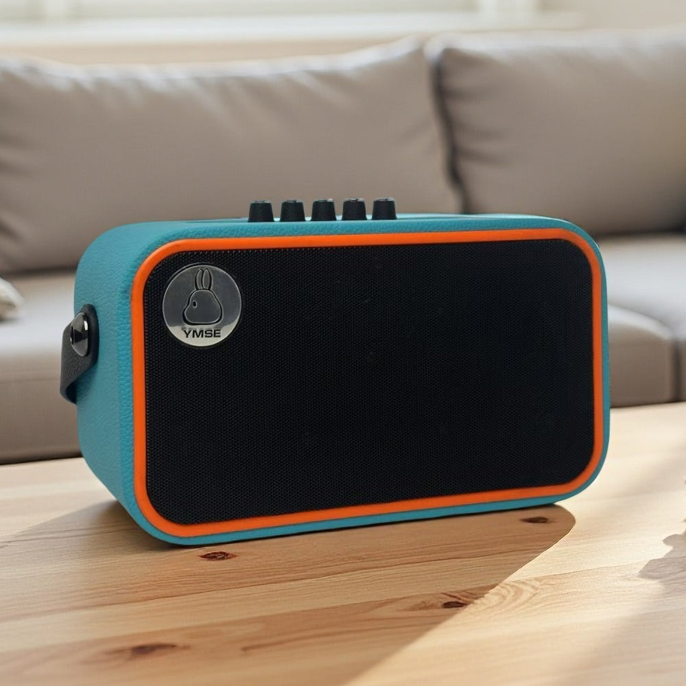 Portable High-Power Bluetooth Speaker with Wireless Microphone - Home KTV & Outdoor Karaoke System for Instrument Playing & Singing