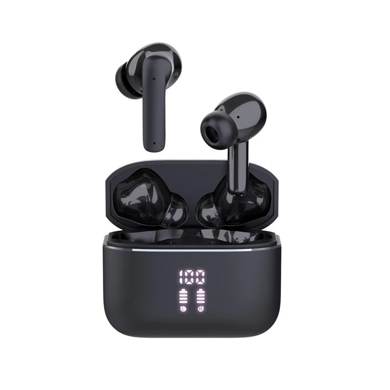 YM27 Wireless TWS Bluetooth 5.3 Earbuds | Transparent HD Display, Noise Cancelling Stereo Headphones