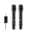 Universal Dual-Handheld UHF Wireless Microphones - Professional Karaoke Mics for Home KTV, Outdoor Speakers & Sound Cards