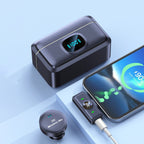 YM8 Magnetic Wireless Lavalier Microphone | 2.4G Dual Lapel Mics with Digital Display Charging Case | Noise Canceling for TikTok, YouTube, Vlogging, Live Streaming & Interviews | Compatible with iPhone, Android, Camera & Laptop