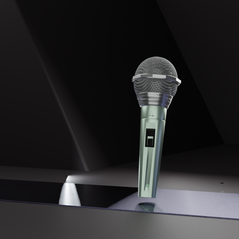 Professional Dynamic Microphone - All-Metal Super-Cardioid Mic for Lossless KTV, Live Performances & Vocal Accompaniment