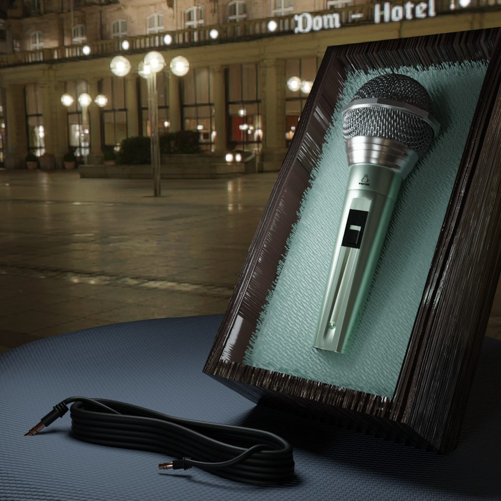 Professional Dynamic Microphone - All-Metal Super-Cardioid Mic for Lossless KTV, Live Performances & Vocal Accompaniment