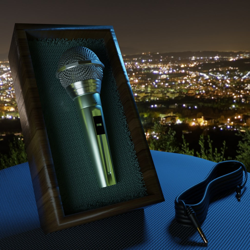 Professional Dynamic Microphone - All-Metal Super-Cardioid Mic for Lossless KTV, Live Performances & Vocal Accompaniment